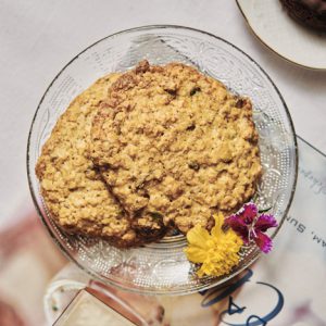 Cookie de avena y postachos. www.mybasket.es