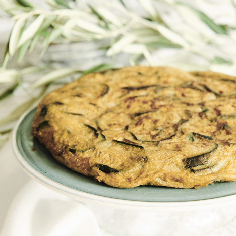 Tortilla de calabacín. www.mybasket.es Tortilla de calabacín. www.mybasket.es