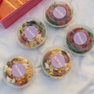 Vasito de ensaladilla de langostinos (6 unidades)