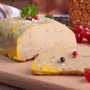 Foie gras de canard entier mi-cuit al Pedro Ximénez (200 gramos). www.mybasket.es