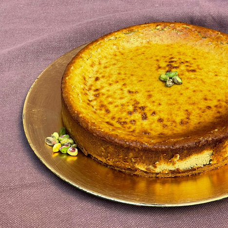 tarta queso pistacho