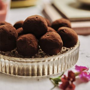 Healthy trufa de chocolate 85% (4 uds). www.mybasket.es